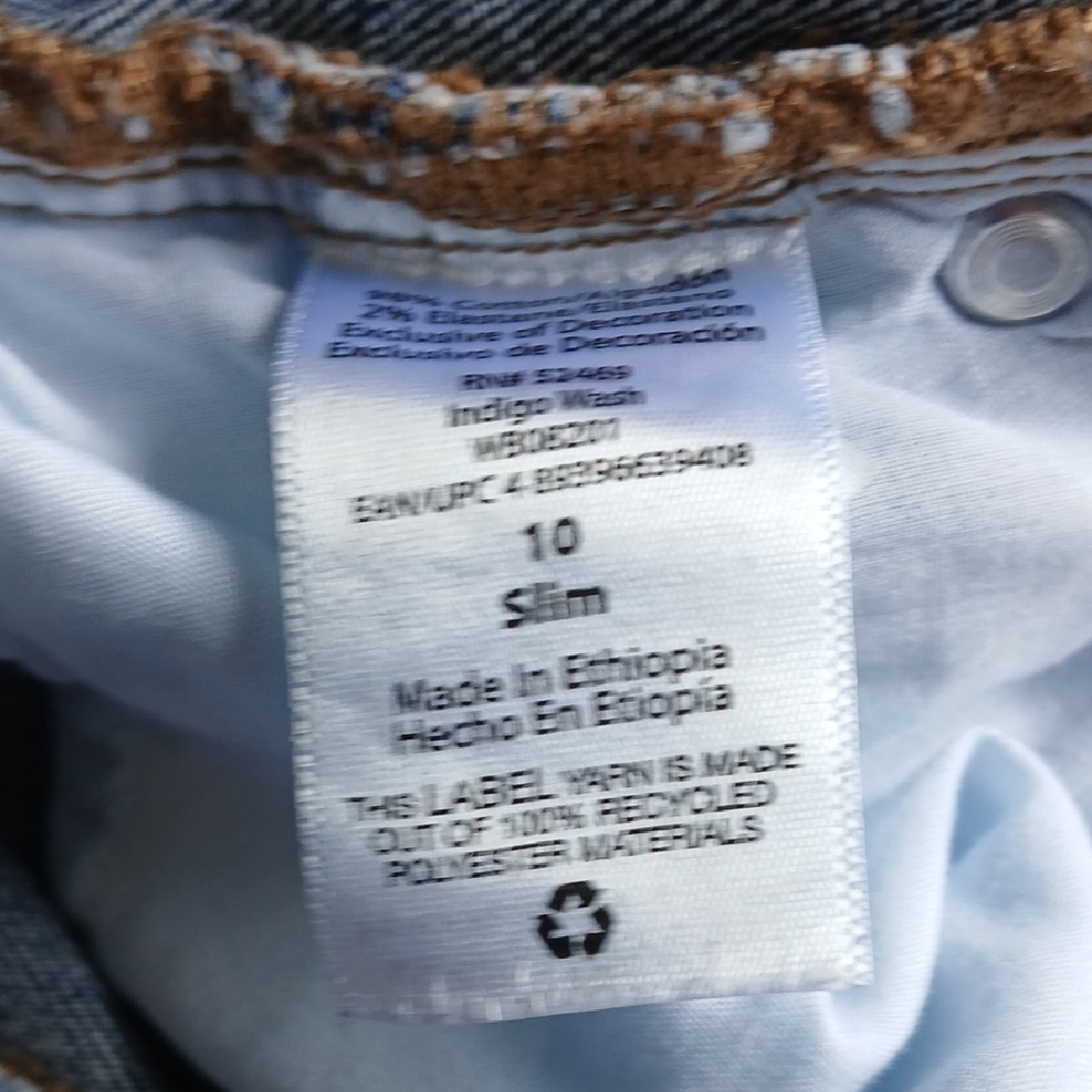 3 Pairs Blue Denim Jeans with  Stitching - Picture 9 of 12